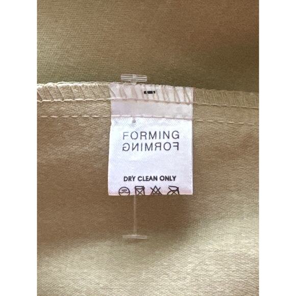 FORMING Faux Leather Button Shirt S Shacket Classic Luxury Retro Streetwear - Picture 15 of 16